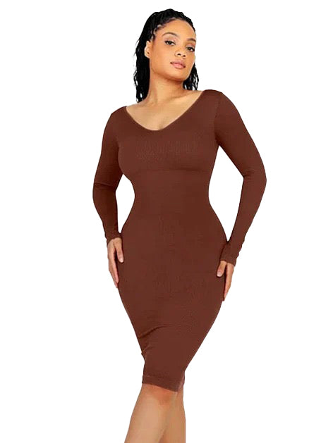 Sculpt & Sleek V Dress